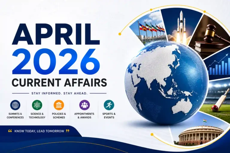 April 2026 current affairs
