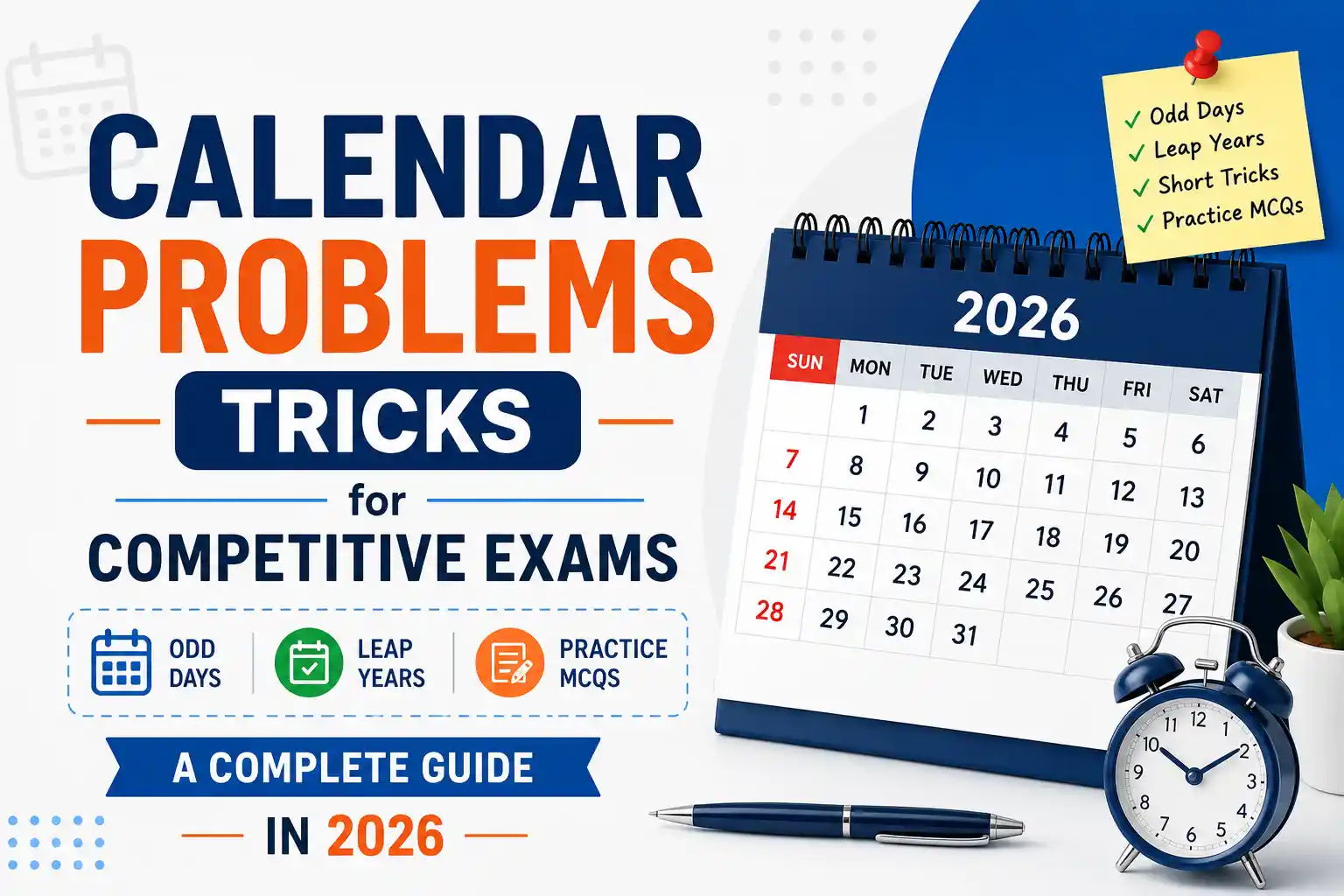 Calendar Problems Tricks